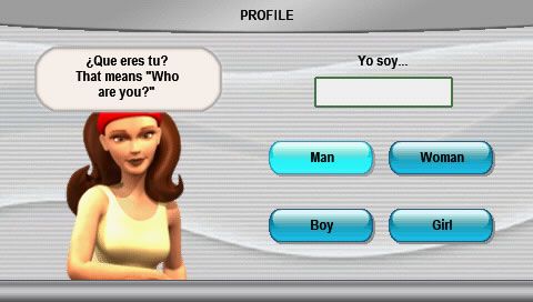 My Spanish Coach screenshot 4 for PSP